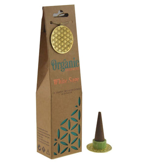 Organic Goodness White Sage Incense Cones | 60 Pack
