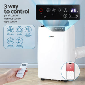Portable Air Conditioner 3-in-1 | Dehumidifier & Fan | 12,000BTU Cooling