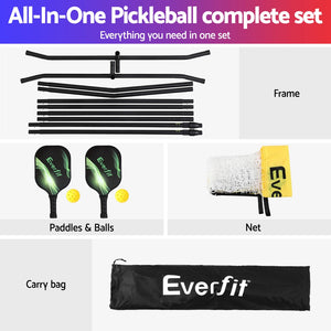 Everfit Portable Pickleball Net | 10ft | Adjustable | Multi-Sport Use