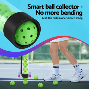 Everfit Pickleball Set | 12 Balls + Collector Tube | Multi-Ball Retriever with Strap