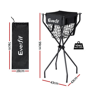 Foldable Ball Cart | Portable | For Pickleball Tennis Baseball Softball