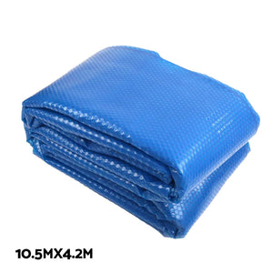 Pool Cover | 500 Micron | 10.5x4.2m | Swimming Pool Solar Blanket | 5.5m Roller