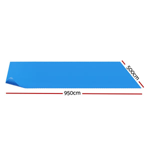 Pool Cover 600 Micron 9.5x5m | Bubble Heat Solar Blanket | Blue Shed Cover
