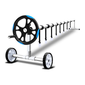Pool Cover Roller | 5.5m | Adjustable Swimming Pool Solar Blanket Reel | Blue