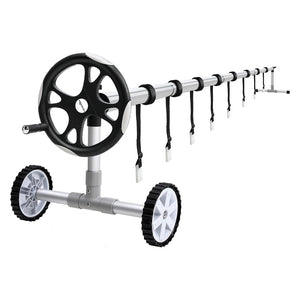 Pool Cover Roller | 6.55m Adjustable | Swimming Pool Solar Blanket Reel