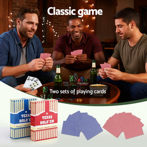 Poker Chip Set 500pc | 14g Chips with Case | Casino Gambling Party Game