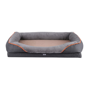 Orthopedic Dog Bed | Plush Fleece | Washable | Sofa Style Cushion