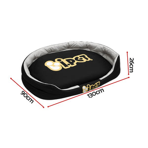 XXL Dog Bed | Jumbo Pet Sofa Cushion | Calming Washable Mat | 130x90x26cm