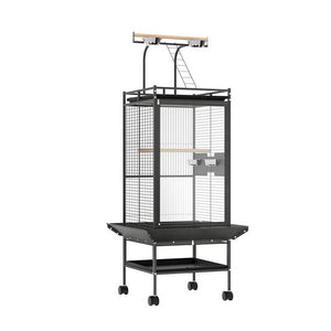 Bird Cage | Large 155cm Parrot Aviary | Stand-Alone Budgie Wheels