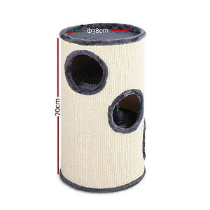 Cat Tree 70cm | Scratching Post Tower Scratcher Trees Wood Condo House Toys