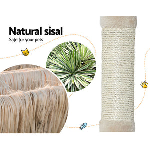 Cat Tree 110cm | Tower Scratching Post Scratcher Wood Condo House Bed Toys