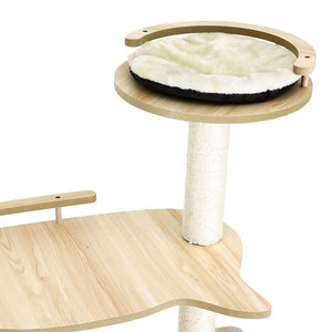 Cat Tree Tower | Scratching Post Scratcher 174cm | Wood Bed Condo
