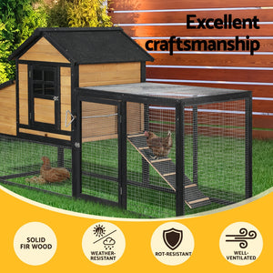 Chicken Coop Rabbit Hutch | Extra Large Wooden Run Cage