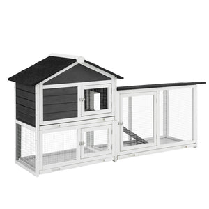 Chicken Coop Rabbit Hutch | Extra Large Wooden Run Cage with Run