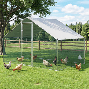 Walk-In Chicken Coop 3x2x2m | Outdoor Hen Cage | Rabbit Hutch | Pet Enclosure