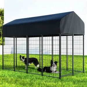 Dog Kennel | Extra Large House Outdoor Playpen | Metal Backyard
