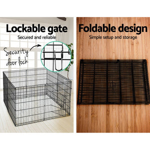 2x30" 8 Panel Dog Playpen | Pet Fence Exercise Cage Enclosure Play Pen