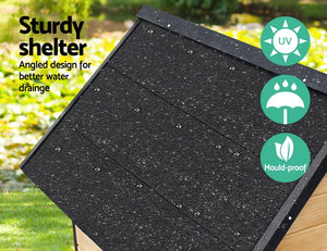 Dog Kennel Extra Large | Wooden Outdoor House Pet Puppy House XL Crate Cabin Waterproof