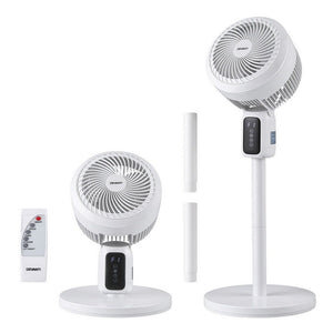 Pedestal Fan | Remote Control | 3 Speed | 12H Timer | Height Adjustable
