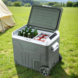 Glacio Portable Fridge 50L | Camping & Bar Fridge Freezer | 12V/24V/240V | Travel & Outdoor