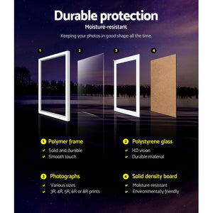 Artiss Photo Frames Art Holder | 26PCS | 8x10" | 5x7" | 4x6" | 3.5x5" | White