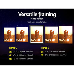 Photo Frames | Art Holder | 30PCS | 8x10" | 5x7" | 4x6" | 3.5x5" | Black