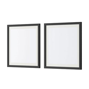 2PCS Photo Frame Set | Black Color | Wall Display