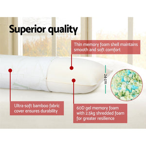Bedding | Body Support Pillow | Bamboo Cover