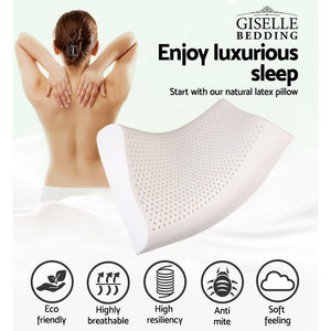 Bedding | Natural Latex Pillow | 2-Zone | Twin Pack