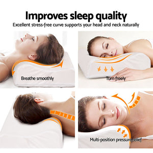 Bedding | Natural Latex Pillow | 2-Zone | Twin Pack