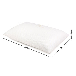 Bedding | Memory Foam Pillow | Bamboo Cover | Twin Pack