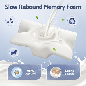 Ergonomic Contour Pillow | Memory Foam | Neck Support