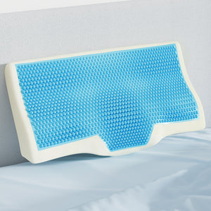 Bedding | Memory Foam Contour Pillow | Cool Gel | Bamboo Cover
