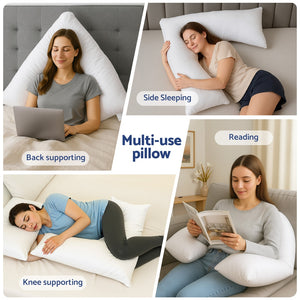 V-Shape Body Pillow | Boomerang Nursing Support Cushion