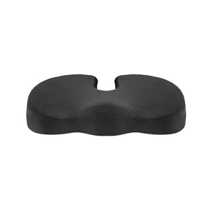 Giselle Bedding | Seat Cushion | Memory Foam Pillow | Back Pain Relief | Chair Pad | Black
