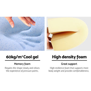Giselle Bedding Wedge Pillow | Blue