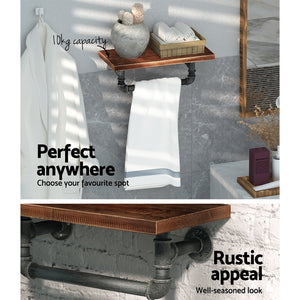 Floating DIY Pipe Shelf | IVES