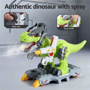 Dinosaur Ride-On Push Car | Spray Function | Kids Toy | Indoor/Outdoor