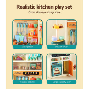 Kitchen Play Set | Pretend Cooking | Sound Steam Light Function