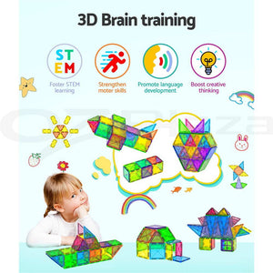 Magnetic Tiles | 60PCS Building Blocks | Educational Toys | Children Gift