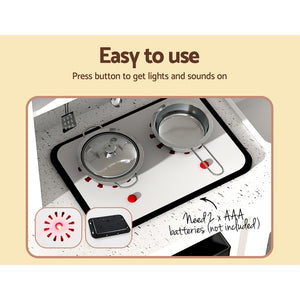 Kitchen Play Set | Wooden Pretend Cooking Toy | Utensil Set