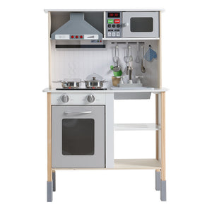 Kitchen Play Set | Wooden Pretend Cooking Toy | Children’s Cookware Sink