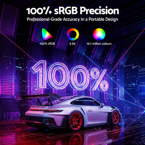 15.6 Inch Portable Monitor | FHD 1080P IPS | USB-C & HDMI | Gaming Display