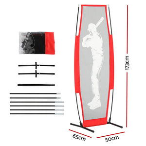 Everfit Baseball Net | Pitching Kit with Stand | Rebound Net | Training Aid