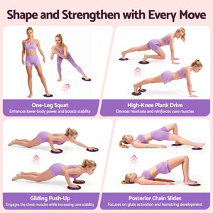 Everfit Pilates Ring Set for Women, 15pcs Home Workout Pilates Equipment with Ring, Ball, Yoga Socks, D-Ring etc. Pilates Starter Kit for Strength, Toning and Flexibility Purple