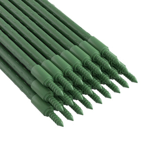 Green Fingers Garden Stakes | Metal Plant Support | 24pcs | 92x1.1cm