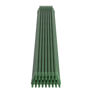 Green Fingers Garden Stakes | Metal Plant Support | 24pcs | 92x1.1cm