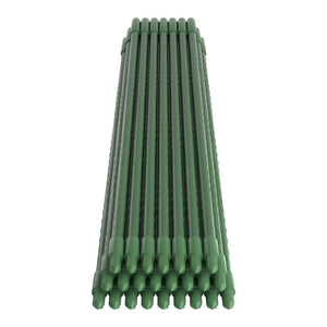 Green Fingers Garden Stakes | Metal Plant Support | 24pcs | 92x1.6cm