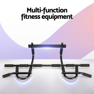 Everfit Pull Up Bar | 104CM | Doorway Chin Up Horizontal Bar | Gym
