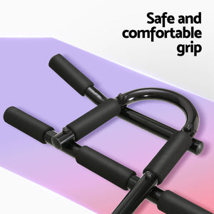 Everfit Pull Up Bar | 104CM | Doorway Chin Up Horizontal Bar | Gym